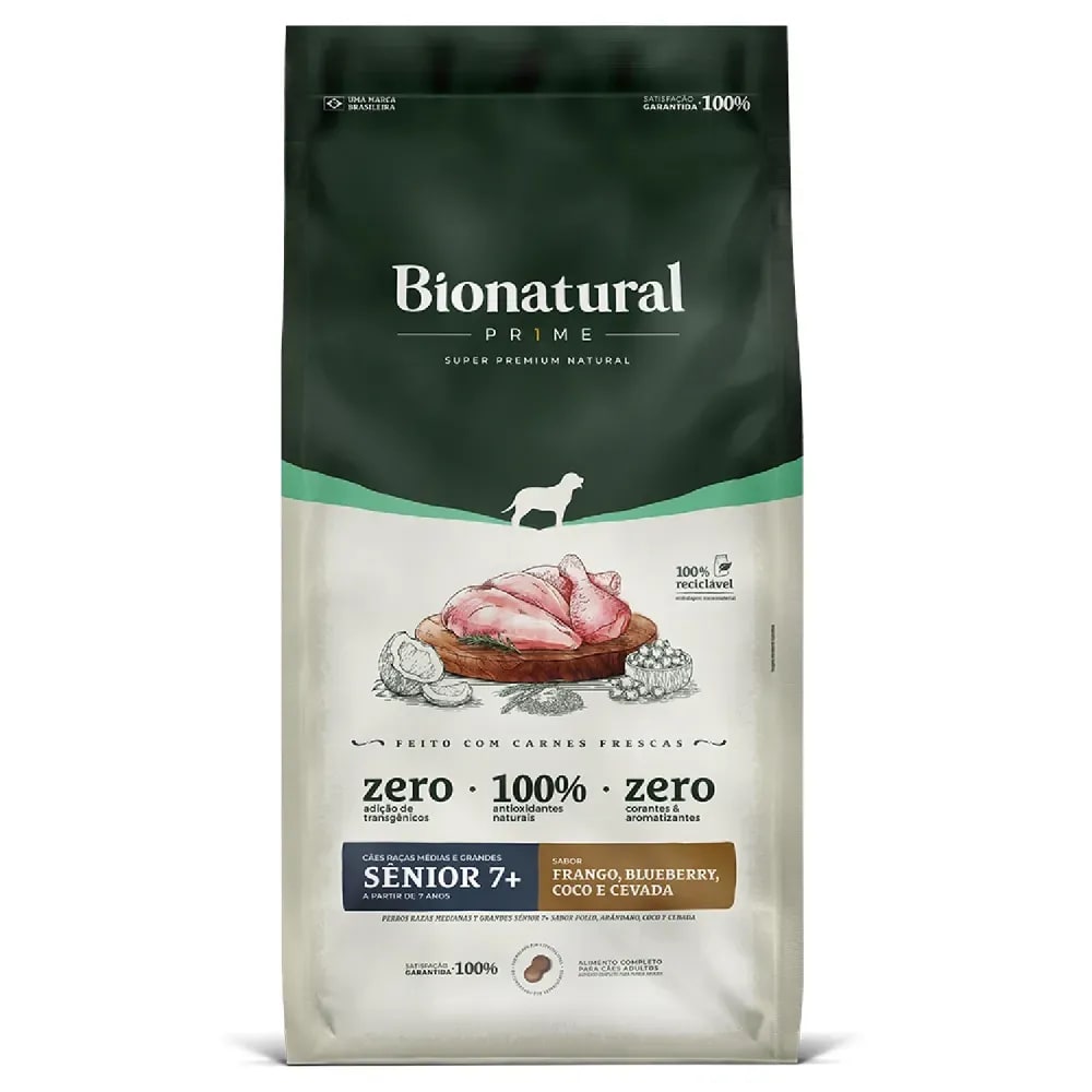 BIONATURAL CAES RM/G SEN 7+ 15KG